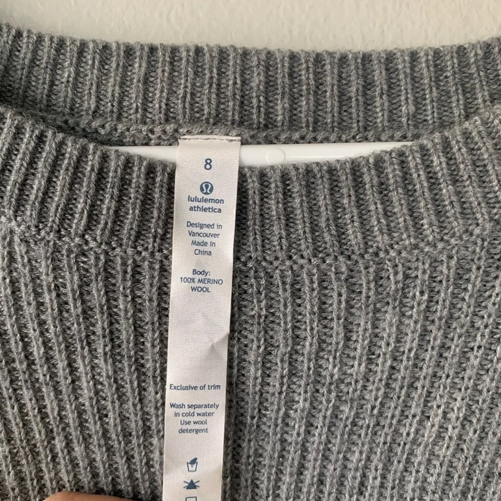 Lululemon 100% Merino Wool Sweater